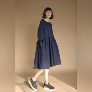 Eliza Faulkner Tallulah Dress | Navy | Size M | Like New